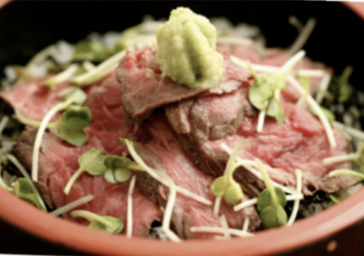 Beef tataki don